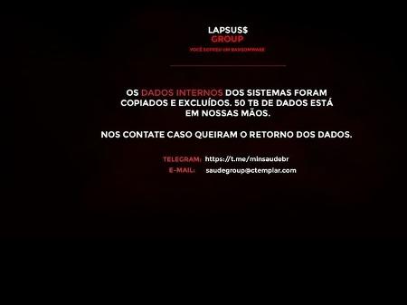 Ataque hacker tira do ar sites do Ministério da Saúde e do Conecte SUS -  10/12/2021 - Cotidiano - Folha