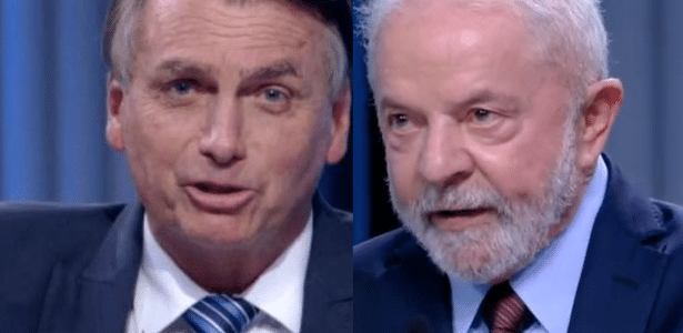 Bolsonaro (PL) e Lula (PT) trocaram palavras duras no debate realizado pela Globo