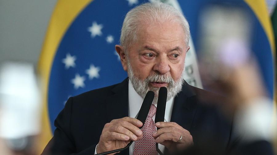 Presidente Lula em cerimônia no Palácio do Planalto
