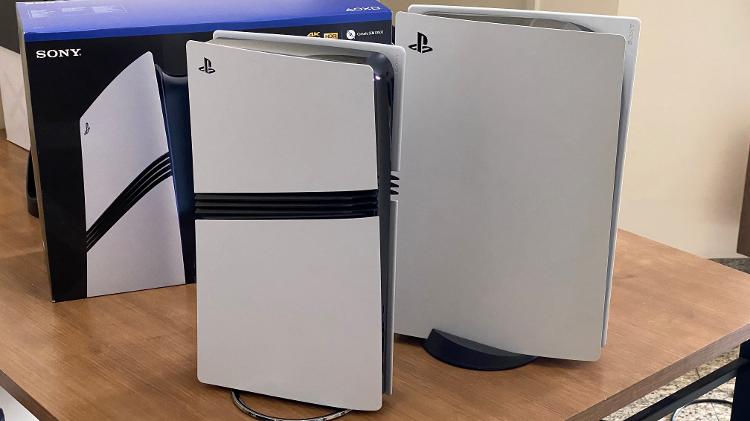 PS5 Pro é menor comparado ao modelo anterior