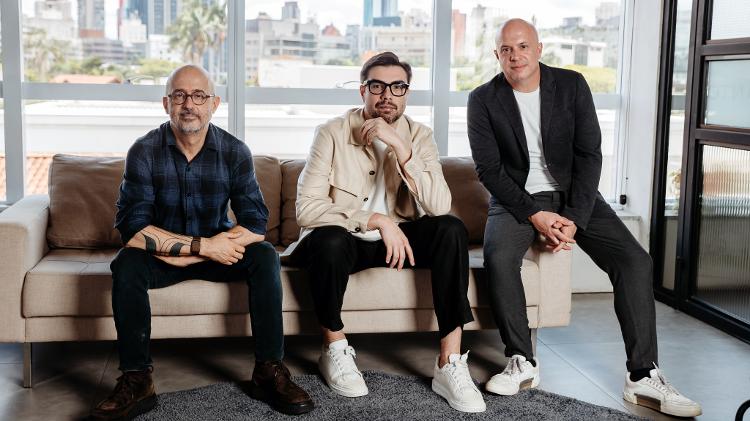 Eduardo Tracanella, Thiago Baron e Rodrigo Toledo, da Dojo