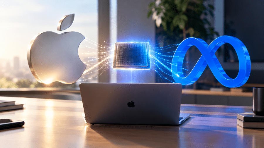 Apple e Meta selaram paz temporária em novo lançamento de IA Apple e Meta selaram paz temporária em novo lançamento de IA