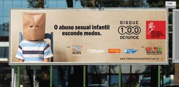 Especialistas ressaltam a importância de campanhas para quebrar o tabu sobre o abuso sexual de meninos e meninas - Divulgação