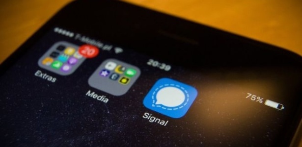 Segundo o ex-analista de inteligência Edward Snowden, Signal é o app de mensagens mais seguro - Getty Imagens