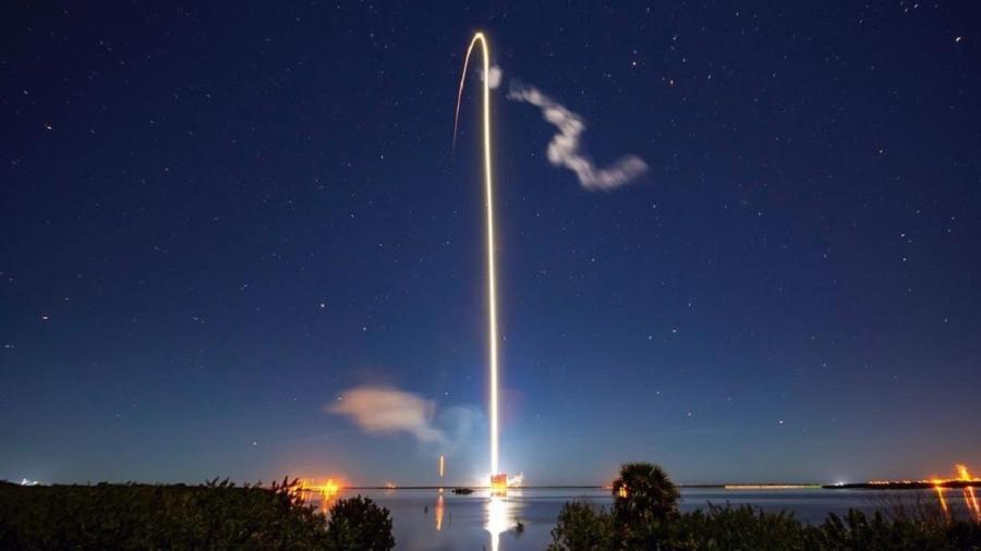 Lançamento de satélites da Starlink - Divulgação/SpaceX