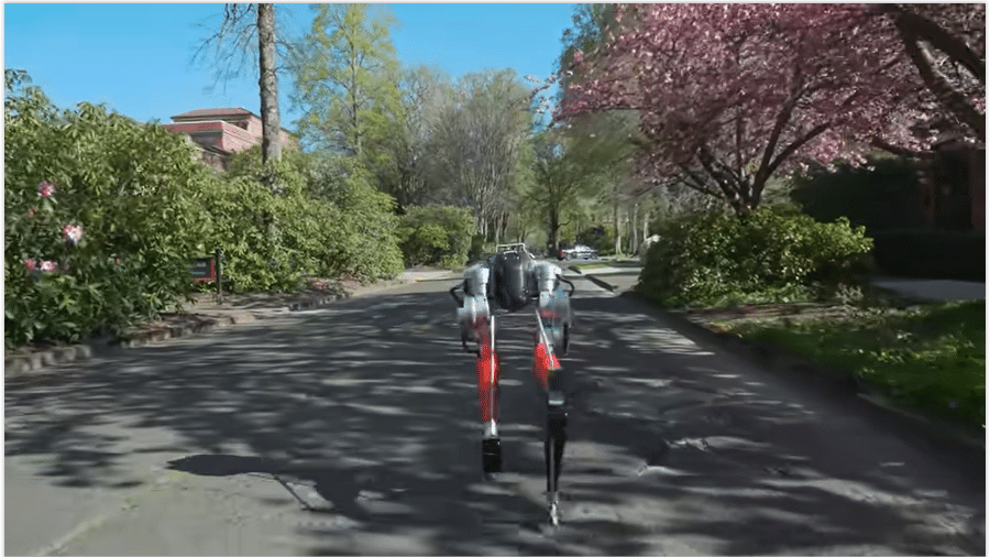 Cassie, a robô da Universidade de Oregon que conseguiu correr 5 km em 1h - Reprodução