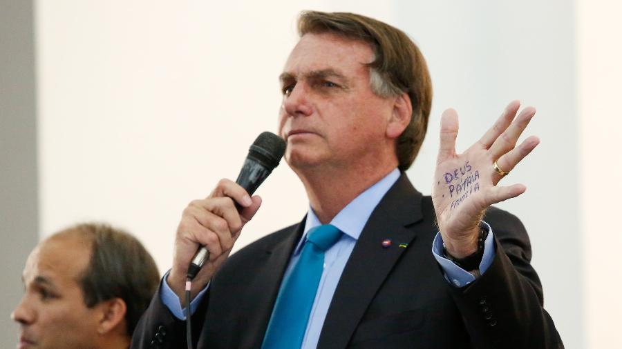 O presidente Jair Bolsonaro (sem partido) não foi elogiado pelo jornal norte-americano. A imagem viral trata-se de uma montagem - Anderson Riedel/PR