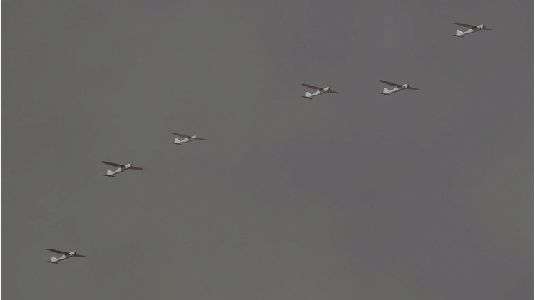 Russian Orlan-10 drones can direct artillery fire at enemy positions within minutes - EPA - EPA