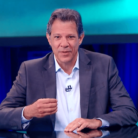  O candidato ao governo de São Paulo Fernando Haddad - Reprodução/SBT News