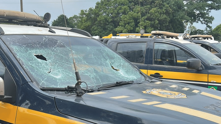 Manifestantes atiram em equipe da PRF em bloqueio de rodovia no PA; veja