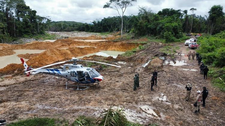 Operação Curupira desmantela garimpo ilegal em Novo Progresso (PA) - Paulo Cezar / Ag. Pará - Paulo Cezar / Ag. Pará