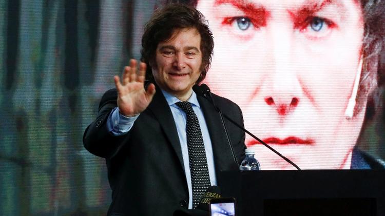 Javier Milei, candidato a presidente da Argentina