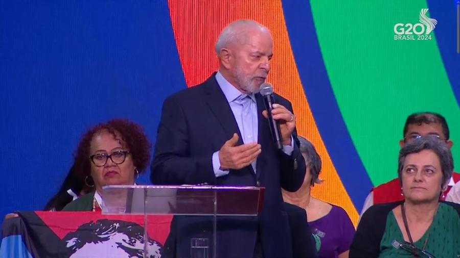 Rep 16.11.24 - O presidente Lula (PT) faz discurso de encerramento do G20 Social