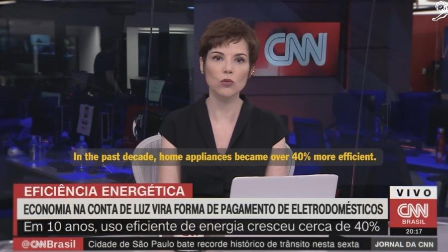 Imagem de reportagem da CNN no videocase manipulado da DM9 Imagem de reportagem da CNN no videocase manipulado da DM9