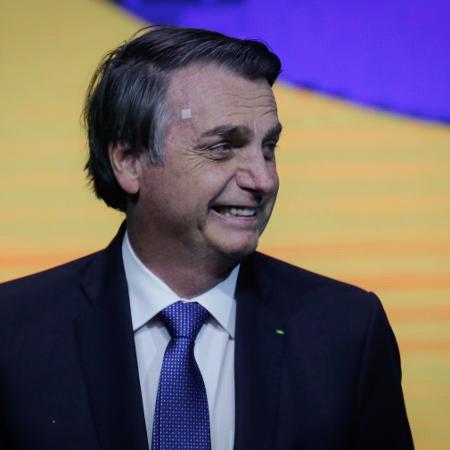 11.jun.2016 - O presidente Jair Bolsonaro durante evento em São Paulo  - Adriana Spaca/Estadão Conteúdo