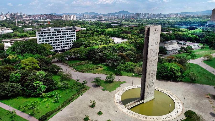 Vista aérea da USP: universidade é a melhor da América Latina, segundo ranking