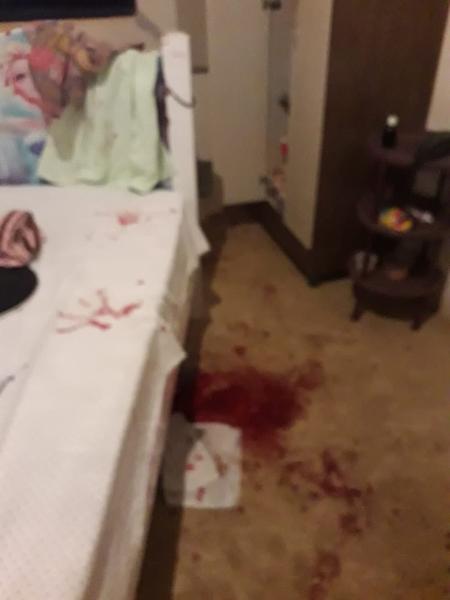 Imagem do quarto de uma idosa que foi espancada e teve objetos roubados durante um assalto - Divulgação