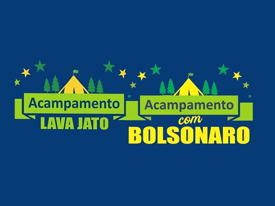 Disputa por "posse" de acampamento vira briga entre fãs de Moro e Bolsonaro