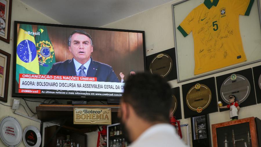 Discurso do presidente Jair Bolsonaro (sem partido) gerou mais preocupação do que tranquilidade no meio diplomático - Marcelo D. Sants/Framephoto/Estadão Conteúdo