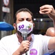 14 out. 2020 - Guilherme Boulos (Psol) participa de evento "Se vira nos 50" na rua 7 de Abril, no centro da cidade. - CELSO LUIX/ESTADÃO CONTEÚDO