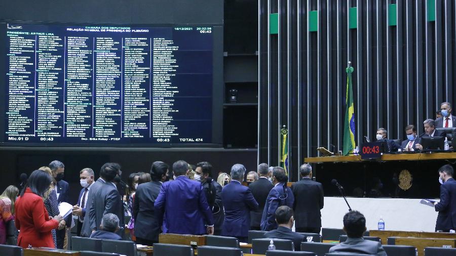 16 dez. 2021 - Sessão no Plenário da Câmara dos Deputados, em Brasília - Paulo Sergio/Câmara dos Deputados
