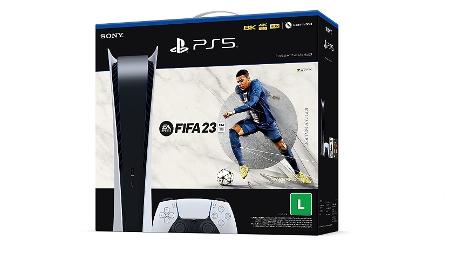 PlayStation 5 está com desconto de R$ 1.300 e vem com Fifa 2023