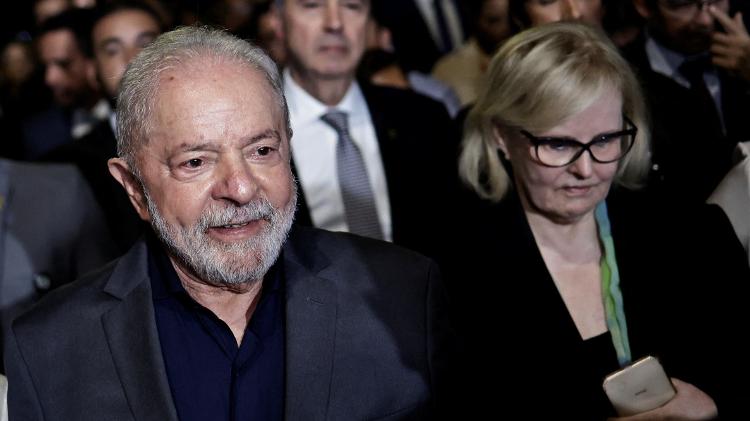 Lula e a presidente do STF, Rosa Weber