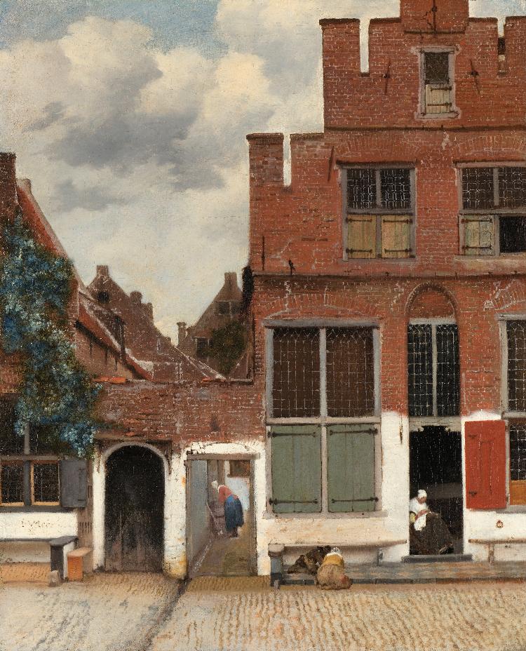 Vermeer (1679) Rua de Delft. Óleo sobre Tela. 44 x 38,5 cm, Amsterdã: Rijksmuseum