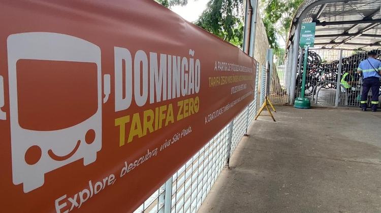 17.dez.2023 - Tarifa zero em São Paulo também será concedida em 25 de janeiro, aniversário de São Paulo