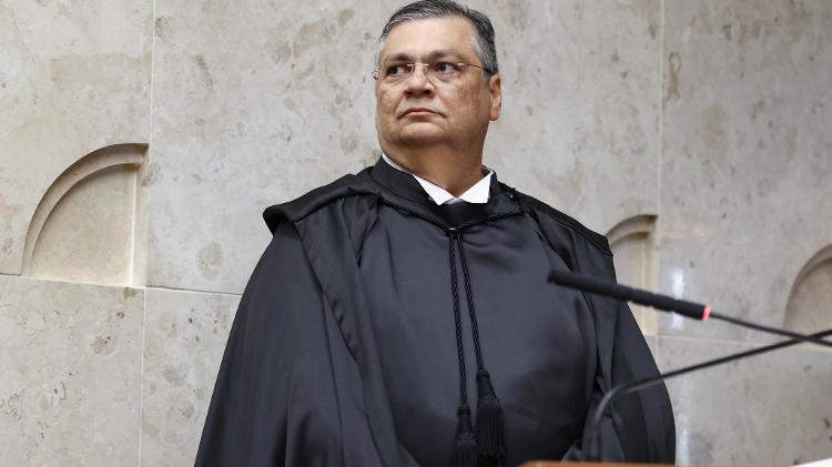 Flávio Dino, em sua posse como ministro do STF em fevereiro de 2024 Flávio Dino, em sua posse como ministro do STF em fevereiro de 2024