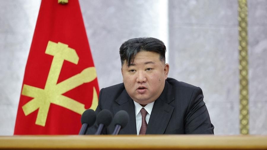 Kim Jong Un em foto não datada -  KCNA VIA KNS / AFP