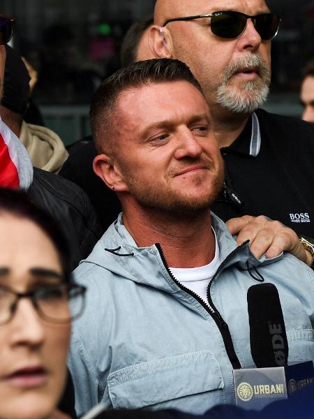 Tommy Robinson, líder anti-Islã da extrema-direita britânica