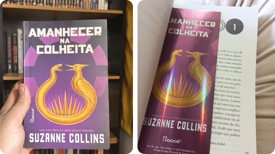 Livro "Amanhecer na Colheita" é escrito por Suzanne Collins Livro "Amanhecer na Colheita" é escrito por Suzanne Collins