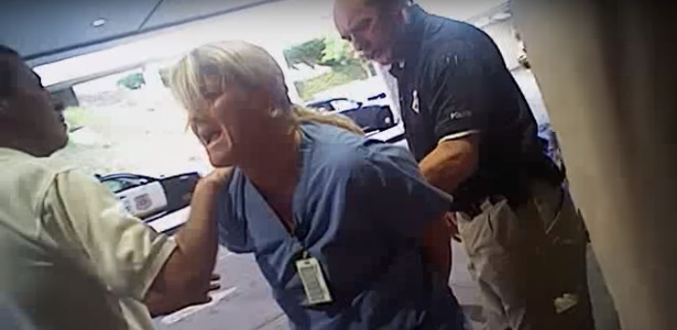 Enfermeira Alex Wubbels foi detida após se negar a dar amostra de sangue de paciente - Reprodução