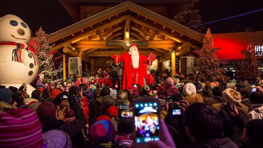 Rovaniemi, finlândia - 5 de março de 2017: escritório do papai