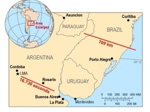 raio brasil - Divulgação/Organização Meteorológica Mundial - Divulgação/Organização Meteorológica Mundial