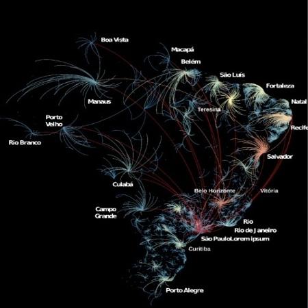 Mapa da covid  - Reprodução/Scientific Reports