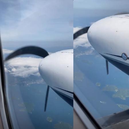Copiloto publicou imagens em avião antes do desaparecimento - Reprodução/Instagram