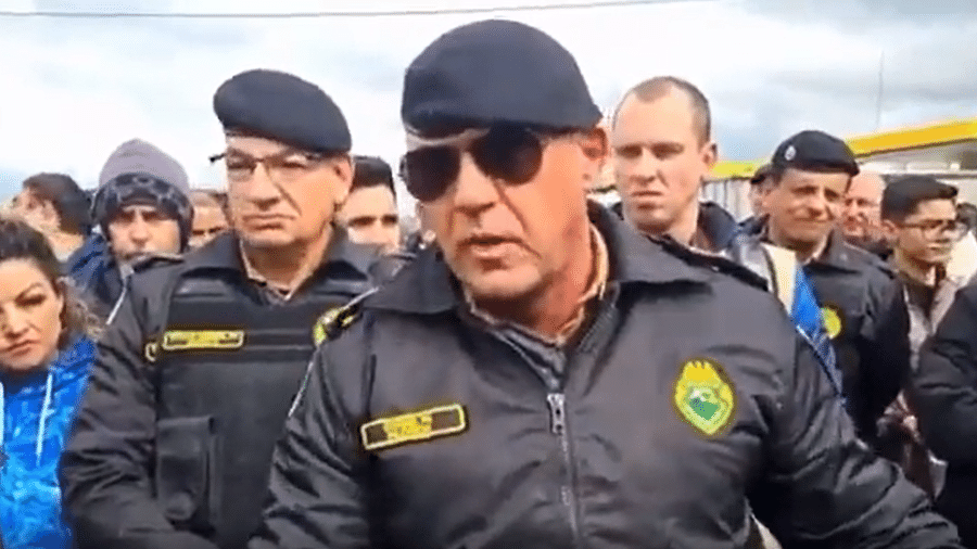 Coronel e comandante da Polícia Militar (PM-PR) Hudson Leôncio Teixeira - Reprodução