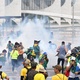 8 de janeiro de 2023 - Manifestantes golpistas invadem o Congresso de Brasília - Evaristo Sá/AFP