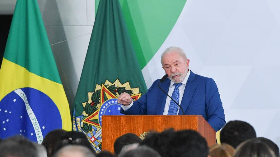Lula em evento no Palácio do Planalto - Ton Molina/Fotoarena/Estadão Conteúdo