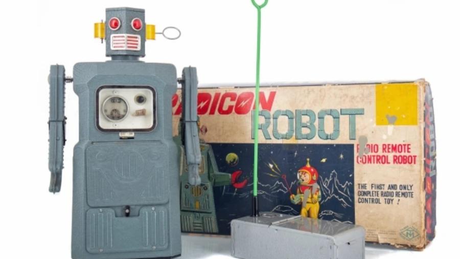 Radicon, robô japonês produzido no fim da década de 1950, vale R$ 62,9 mil - Divulgação/McTear?s