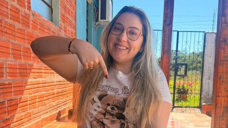 Jackelinne Galhardo saiu do Brasil rumo ao Paraguai com R$ 400