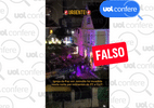 É falso que manifestantes do PT e da CUT invadiram igreja em Joinville (SC)