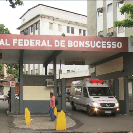 Hospital Federal de Bonsucesso, unidade que contratou a Worldpharms - Reprodução/TV Globo