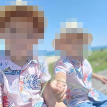 Os irmãos de quatro e dois anos que morreram queimados em Maricá, no Rio  - Reprodução Redes Sociais 