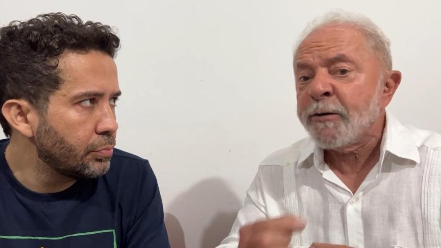 Janones faz live com Lula após evento em Minas - Reprodução/Facebook