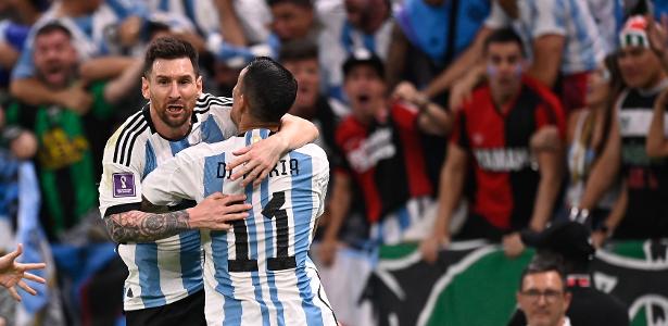 Messi comemora gol contra o México na 2ª rodada do Grupo C da Copa do Qatar