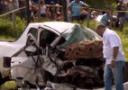 Carro entra na contramão, colide com outros dois veículos e acidente deixa 4 mortos em SP - Reprodução/EPTV/TV Globo