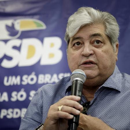 Datena em evento de filiação ao PSDB